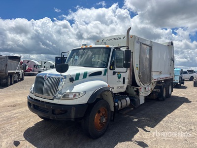 2016 International SF625 6x4 Side Loader Waste Collection Truck