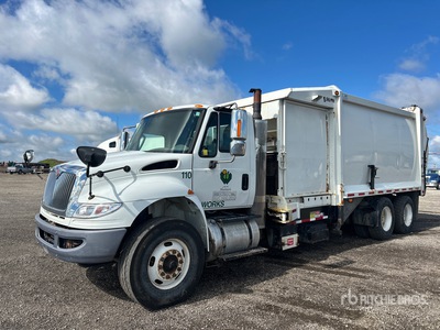 2016 International SF625 6x4 Side Loader Waste Collection Truck