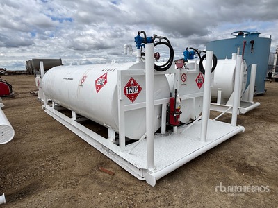 Westeel 8200 L Skid Mounted Steel Diesel Fuel Tank