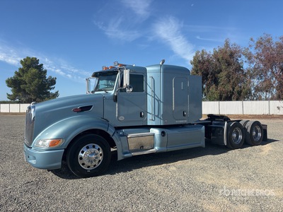 2014 Peterbilt 386 6x4 Cabeza Tractora Cabina Dormitorio