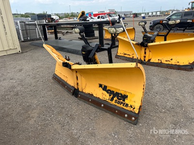 Meyer 8 ft 6 in Power-V Pala para nieve