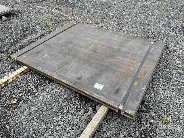 Quantity of (2) 2025 Kit Containers 5 ft x 6 ft 3 in (1 in Thick) 1 In. Steel Plates