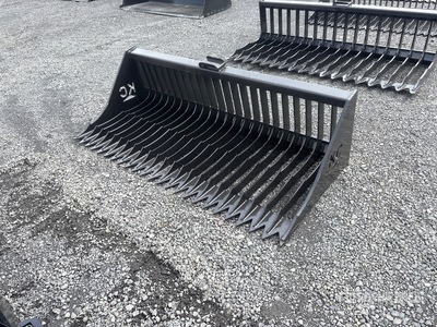 2025 Kit Containers QT-SB-H72-F 72 in Skeleton Skid Steer Bucket