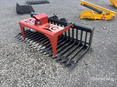 2025 Kit Containers QT-SG-S76-V3 76 in Skeleton Skid Steer Grapple (Unused)