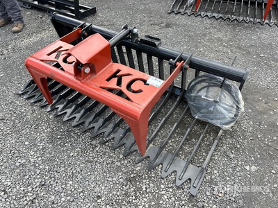 2025 Kit Containers QT-SG-S76-V3 76 in Skeleton Skid Steer Grapple (Unused)