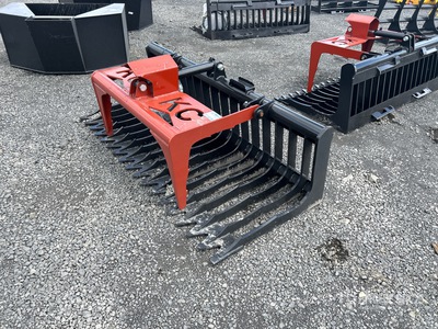 2025 Kit Containers QT-SG-S76-V3 76 in Skeleton Skid Steer Grapple (Unused)