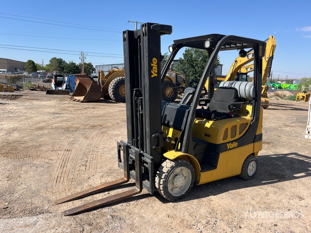 2012 Yale GLC-050VX 4800 lb Pneumatic Tire Forklift