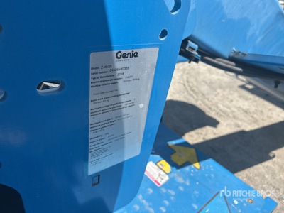 2016 Genie Z45/25 Articulating Boom Lift