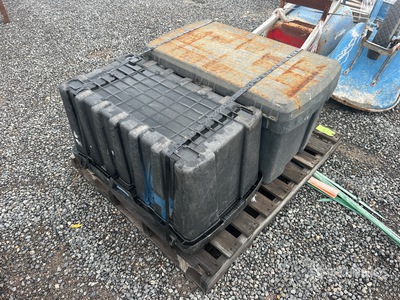 Quantity of (2) Plastic Tool Box