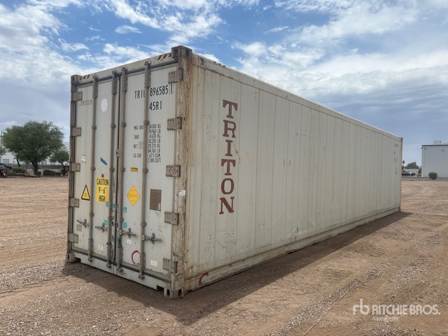 2011 40 ft High Cube Refrigerated Storage Container
