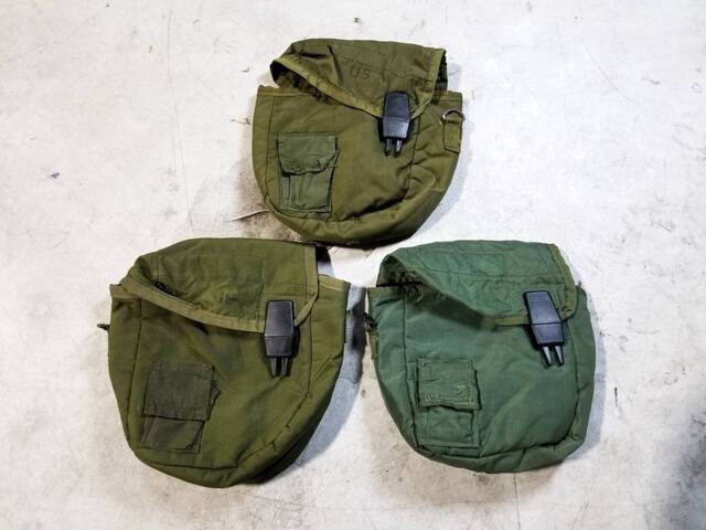 (565) OD Green 2QT Canteen Pouches