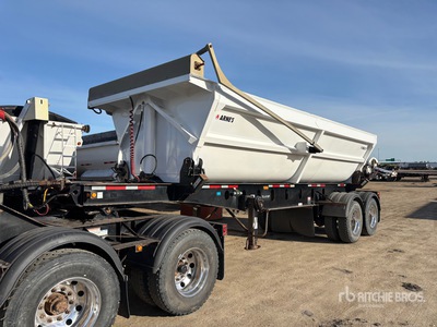 2019 Arne's 23 ft Super B-Train Pup Side Dump Trailer