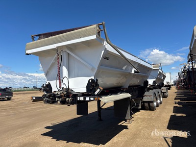 2019 Arne's 22 ft Super B-Train Lead Side Dump Trailer