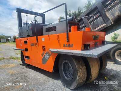 1998 Hamm GRW15 8 Wheel Rodillo Neumatico / Gummiradwalze