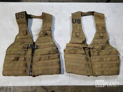(159) Coyote Brown MOLLE Fighting Load C Vests