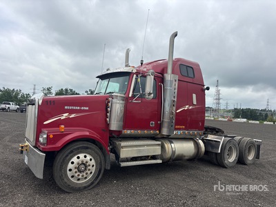 2001 Western Star 4900 6x4 T/A Sleeper Truck Tractor