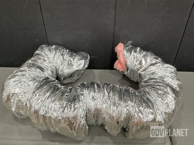 (2) McMaster-Carr 55315K73 Insulated Fiberglass Duct Hoses