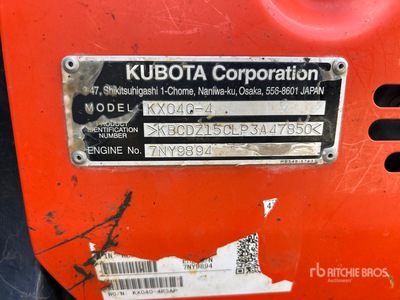 Kubota KXD40-4 Mini Excavator