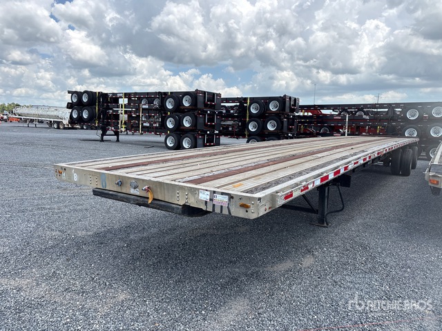 2005 Transcraft 53 ft T/A Spread Axle Flatbed Trailer