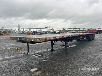 2005 Transcraft 53 ft T/A Spread Axle Flatbed Trailer