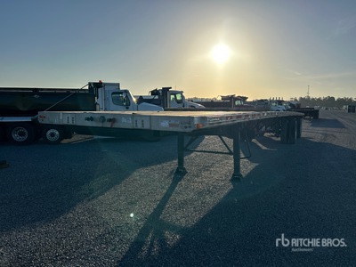 2006 Transcraft Eagle IIH W2 53 ft T/A Spread Axle Flatbed Trailer