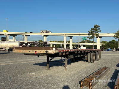 2006 Transcraft Eagle IIH W2 53 ft T/A Spread Axle Flatbed Trailer