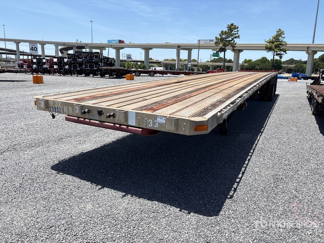 2008 Transcraft 53 ft T/A Spread Axle Flatbed Trailer