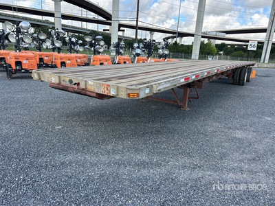 2009 Transcraft 53 ft T/A Spread Axle Pritsche Anhänger