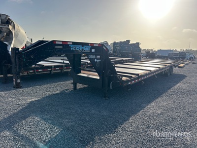 2012 Top Hat 38 ft Gooseneck 38 ft T/A Gooseneck Rimorchio per attrezzatura