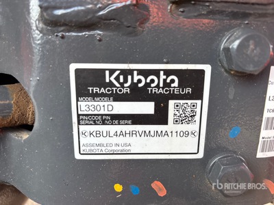 2022 Kubota L3301HST 2WD ユーティリティトラクター