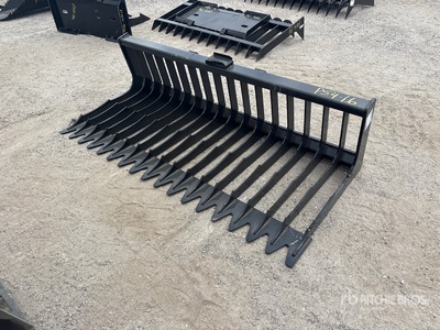 2025 Kit Containers QT-SB-L76-V3 76 in Skeleton Skid Steer Bucket