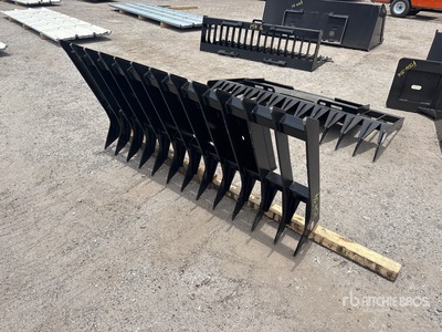 2025 Kit Containers QT-RR-70 70 in Skid Steer Root Rake