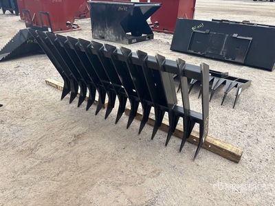 2025 Kit Containers QT-RR-70 70 in Skid Steer Root Rake