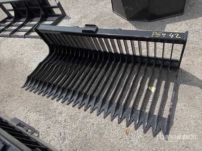 2025 Kit Containers QT-SB-L72 72 in Skid Steer Screening Bucket (Unused)