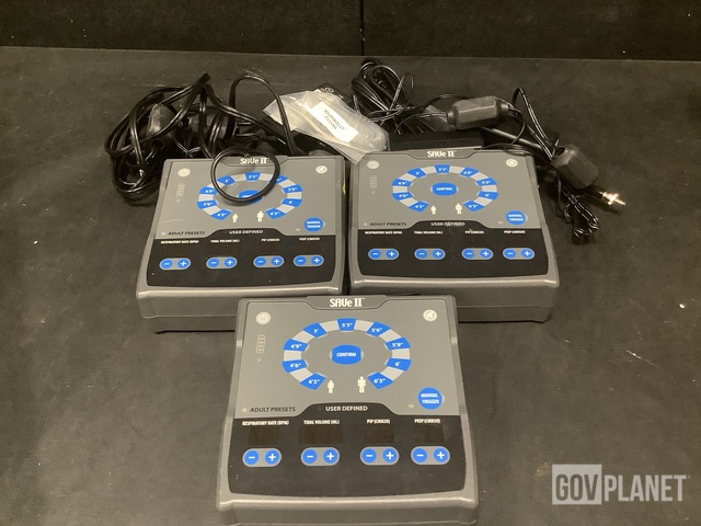 (3) AutoMedx SAVe II Simplified Automated Ventilators