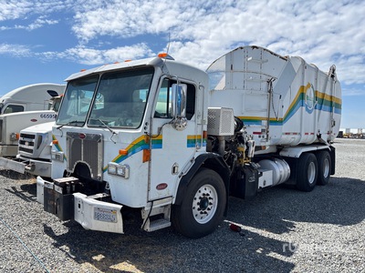 2009 Peterbilt 6x4 Side Loader Waste Collection Truck
