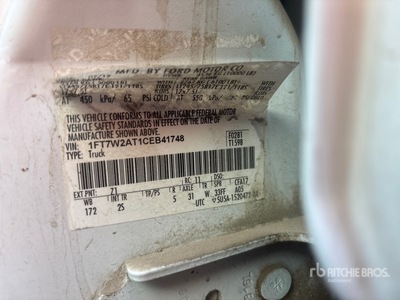 2012 Ford F-250 XL 4x2 Crew Cab Pickup (Inoperable)