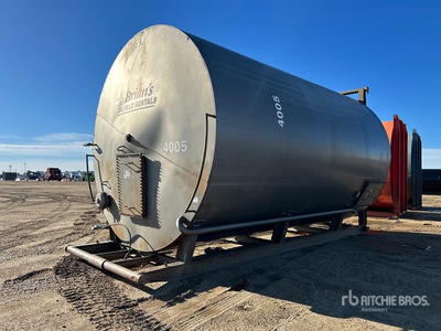 2006 De-In Industries 400 bbl Skid Mounted Steel Tank