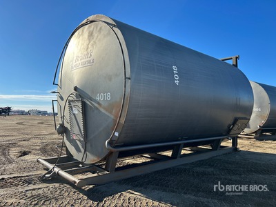 2006 De-In Industries 400 bbl Skid Mounted Steel Tank