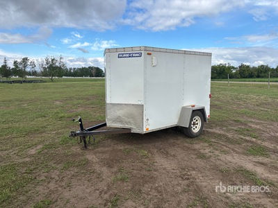 2014 Sure-Trac 8 ft S/A Enclosed Trailer