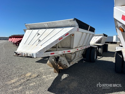 1984 Gally 20 ft S/A Belly Dump Trailer