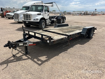 2017 Temco 21 ft T/A Plataforma Basculante