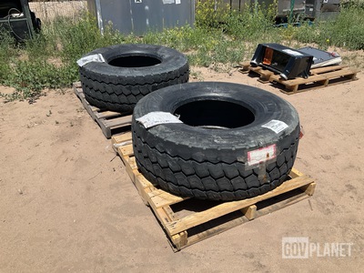 (2) Michelin 425/65R22.5 Tires