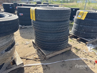 Quantity of (4) Michelin XZY3 11R22.5 Tires