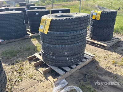 Quantity of (4) Goodyear G731 11R22.5 Tires