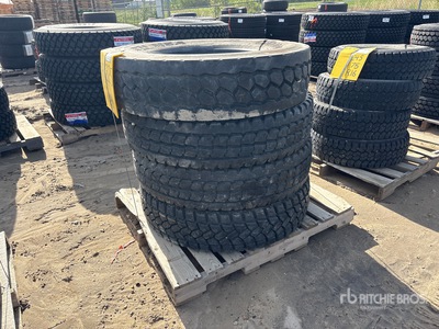 Quantity of (4) Goodyear G288 11R22.5 Tires