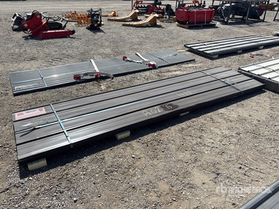 Quantity of (70) 12 ft x 3 ft Brown Metal Roof Panels Divers  (Unused)