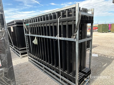 Quantity of (18) 10 ft x 7 ft Galvanized Fencing