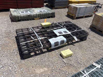 Quantity of (50) 36 in x 72 in Metal Steel Wire Mesh Sheet Divers  (Unused)