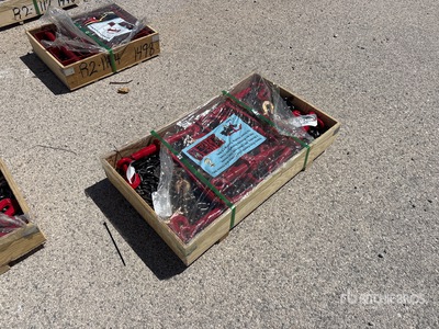 Quantity of (5) Ratchet Load Binders and Chains Set (Unused)
